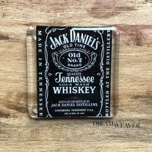 Load image into Gallery viewer, Jack Daniel&#39;s Upcycled Glass Bottle Coaster
