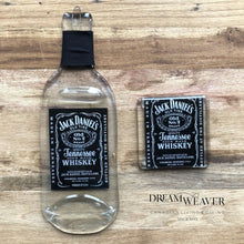 Load image into Gallery viewer, Jack Daniel&#39;s Upcycled Glass Bottle Coaster

