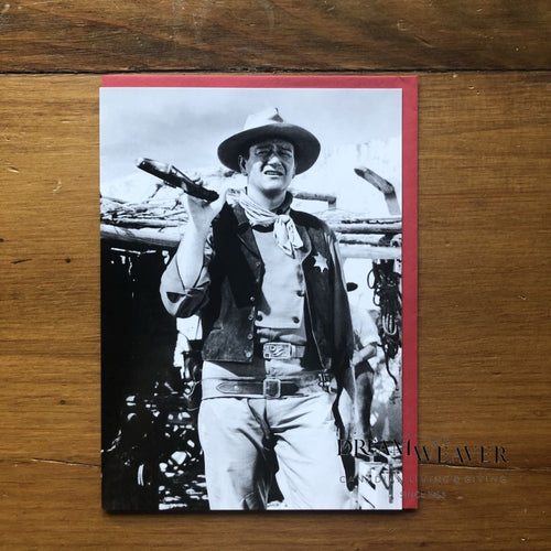 John Wayne | Retro Blank Greeting Card Stationary