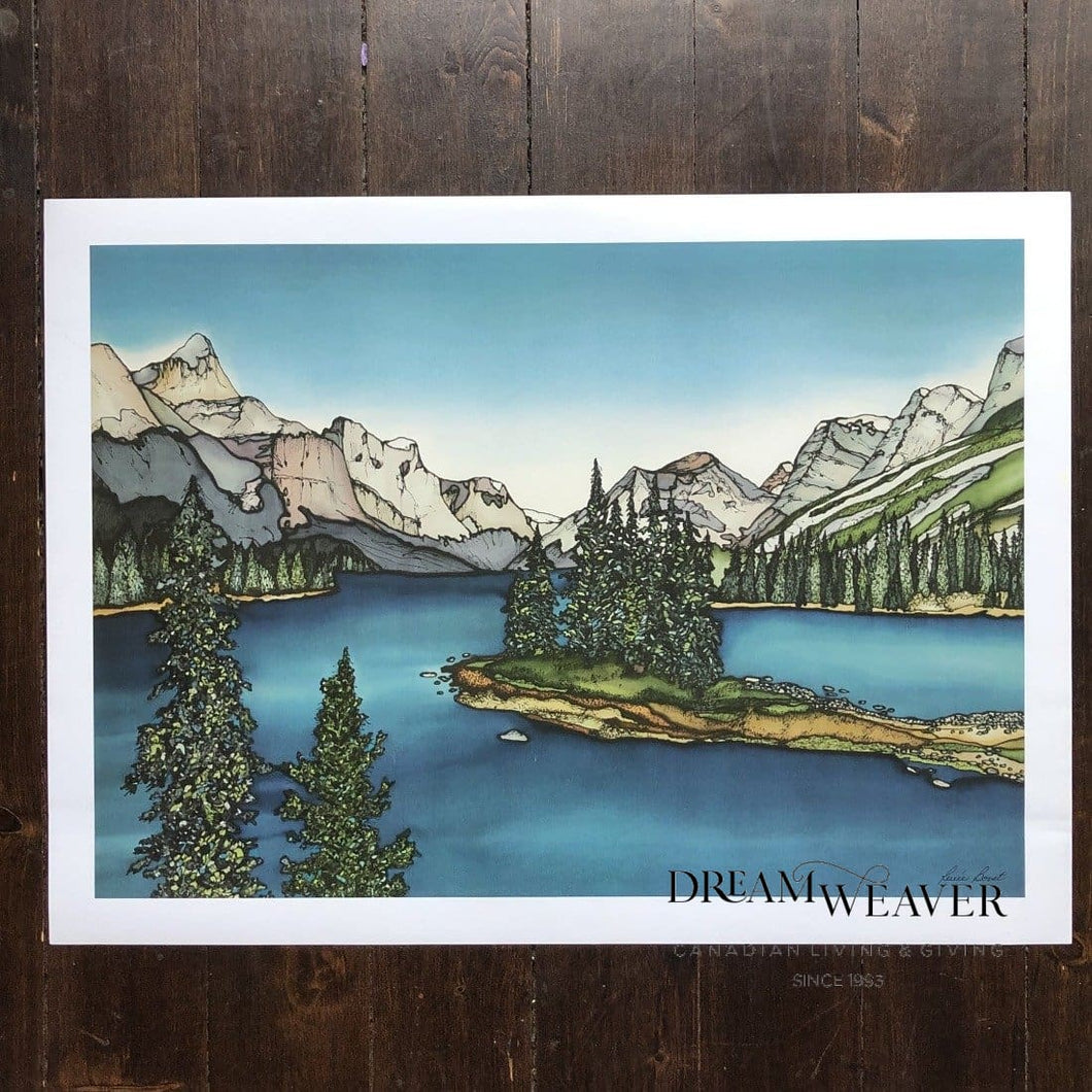 Lake and Mountains Poster | Renee Bovet