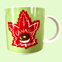 Load image into Gallery viewer, Maple Leaf and Donut Mug | Wendy Tancock Design
