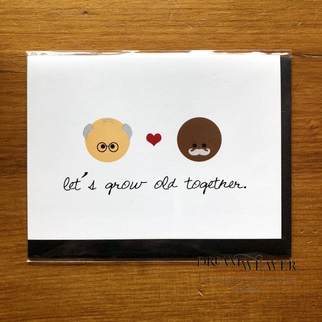 Let’s Grow Old Together | Men | Paper Hearts Card Stationary