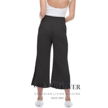Load image into Gallery viewer, Lily Wide Leg | Black Pant | Yoga Jeans
