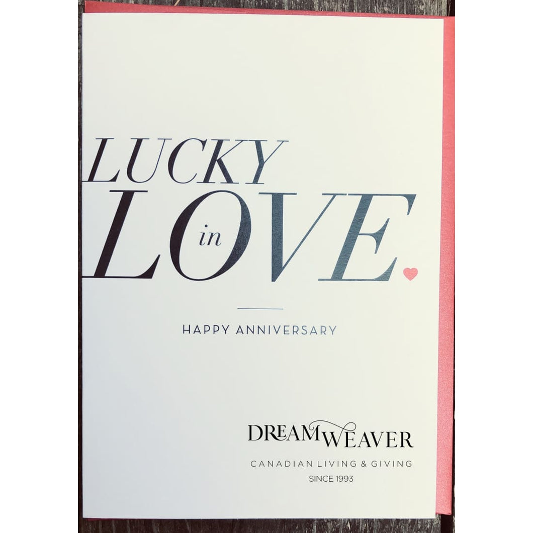 Lucky in Love | Anniversary Card stationary