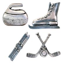 Load image into Gallery viewer, Winter Sports Pewter Magnets | Set of 4
