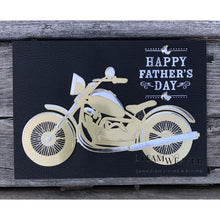 Charger l&#39;image dans la galerie, Metallic Motorcycle | Father’s Day Card Cards
