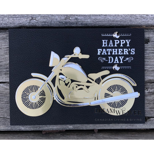 Metallic Motorcycle | Father’s Day Card Cards