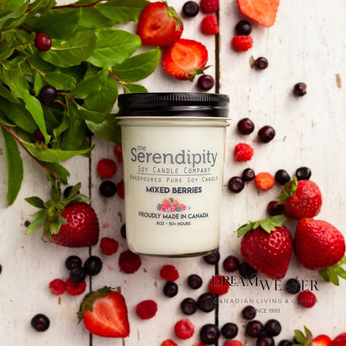 Mixed Berries Candle Jar | Serendipity Candle | Dream Weaver Canada