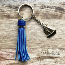 Load image into Gallery viewer, Nautical Tassel Key Chain | Sailboat
