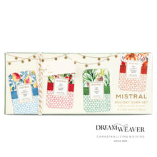 Load image into Gallery viewer, Papier Fantaisie Holiday 4 Soap Set | Mistral | Dream Weaver Canada
