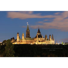 Load image into Gallery viewer, Parliament at dusk | Caleb Ficner Cards | Dream Weaver Canada
