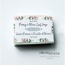 Load image into Gallery viewer, Peony &amp; Olive Leaf Bar Soap | Dot &amp; Lil Bath &amp; Body

