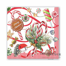 Load image into Gallery viewer, Peppermint Luncheon Napkin | Michel Design Works
