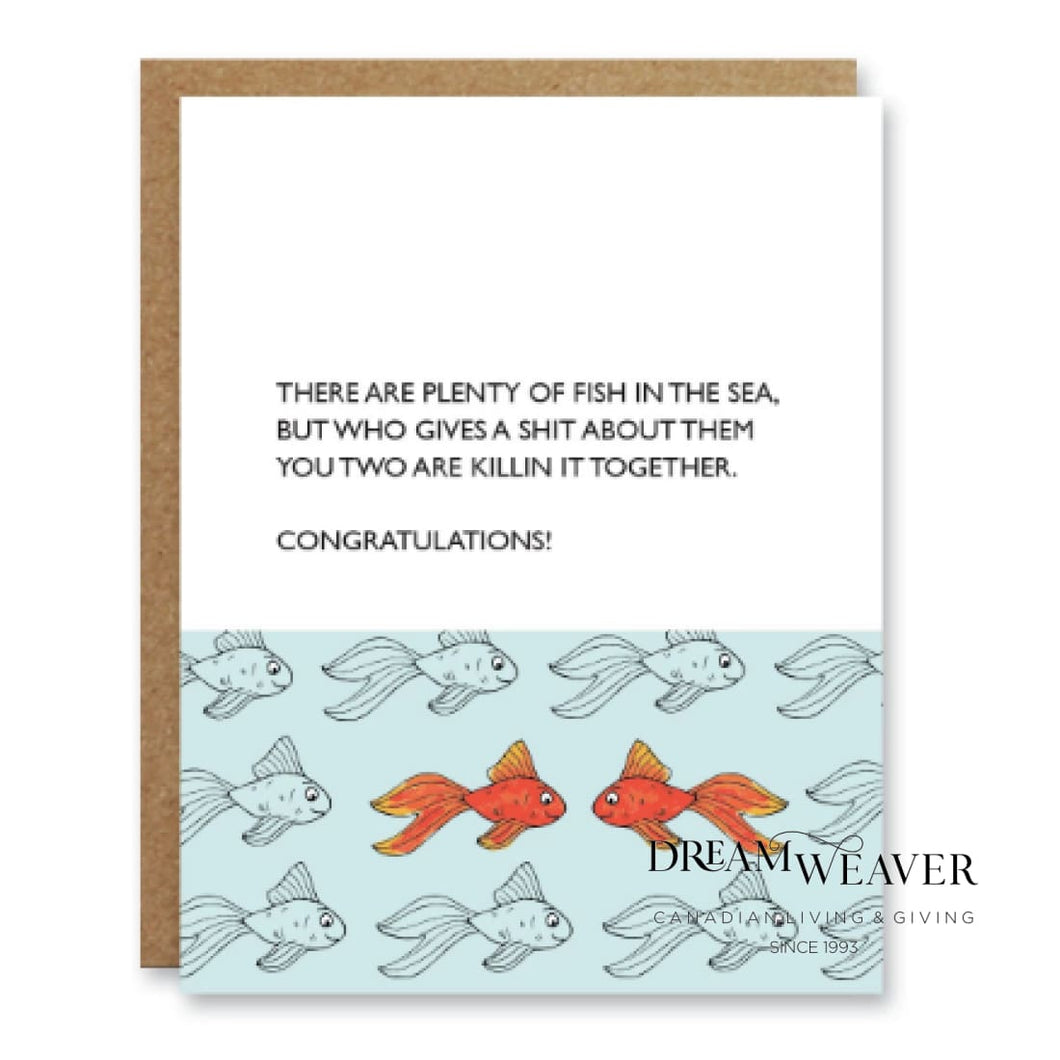 Plenty Of Fish Greeting Card | Boo To You Stationary