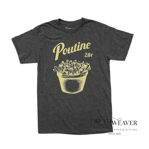 Poutine T-Shirt | Grey | Whaaat Studio Fashion
