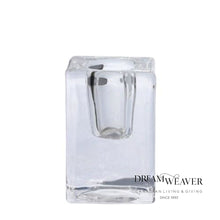 Load image into Gallery viewer, Quadra Candle Holder - Small Clear
