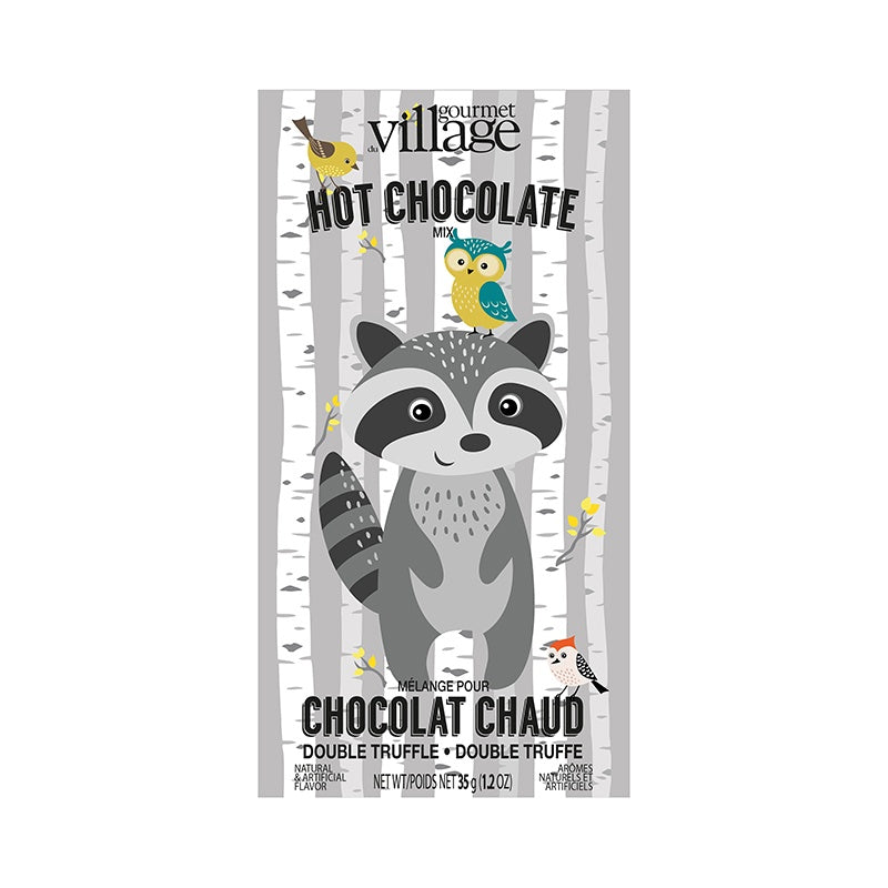 Raccoon Double Truffle Hot Chocolate Mix | Gourmet Du Village