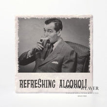 Load image into Gallery viewer, Retro Drunk Guys Refreshing Alcohol | Marble Coaster Tableware
