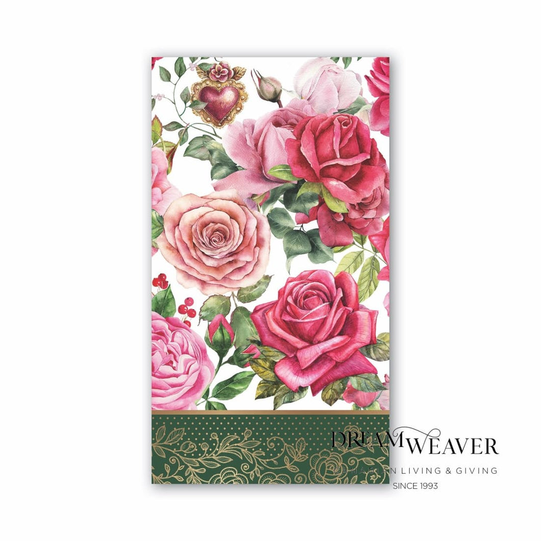 Royal Rose Hostess Napkins | Michel Design Works | Dream Weaver Canada