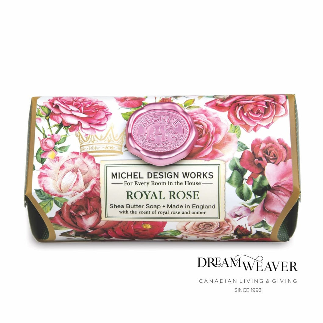 Royal Rose Large Bath Soap Bar | Michel Design Works | Dream Weaver