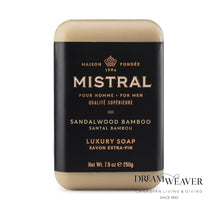 Load image into Gallery viewer, Sandalwood Bamboo Bar Soap | Mistral Bath &amp; Body

