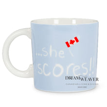 Load image into Gallery viewer, She Shoots She Scores Mug | Wendy Tancock Design Tableware
