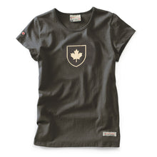 Load image into Gallery viewer, Canada Shield T-Shirt | Women&#39;s | Grey | Red Canoe
