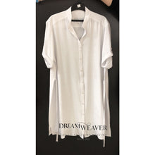 Charger l&#39;image dans la galerie, Solid White Two Way Shirt Dress Brenda Beddome Fashion
