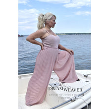 Load image into Gallery viewer, Strappy Maxi Pleated Jumpsuit | Blush Pink | Dream Weaver Canada

