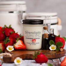 Load image into Gallery viewer, Strawberry and Vanilla Candle Jar | Serendipity Candle | Dream Weaver 
