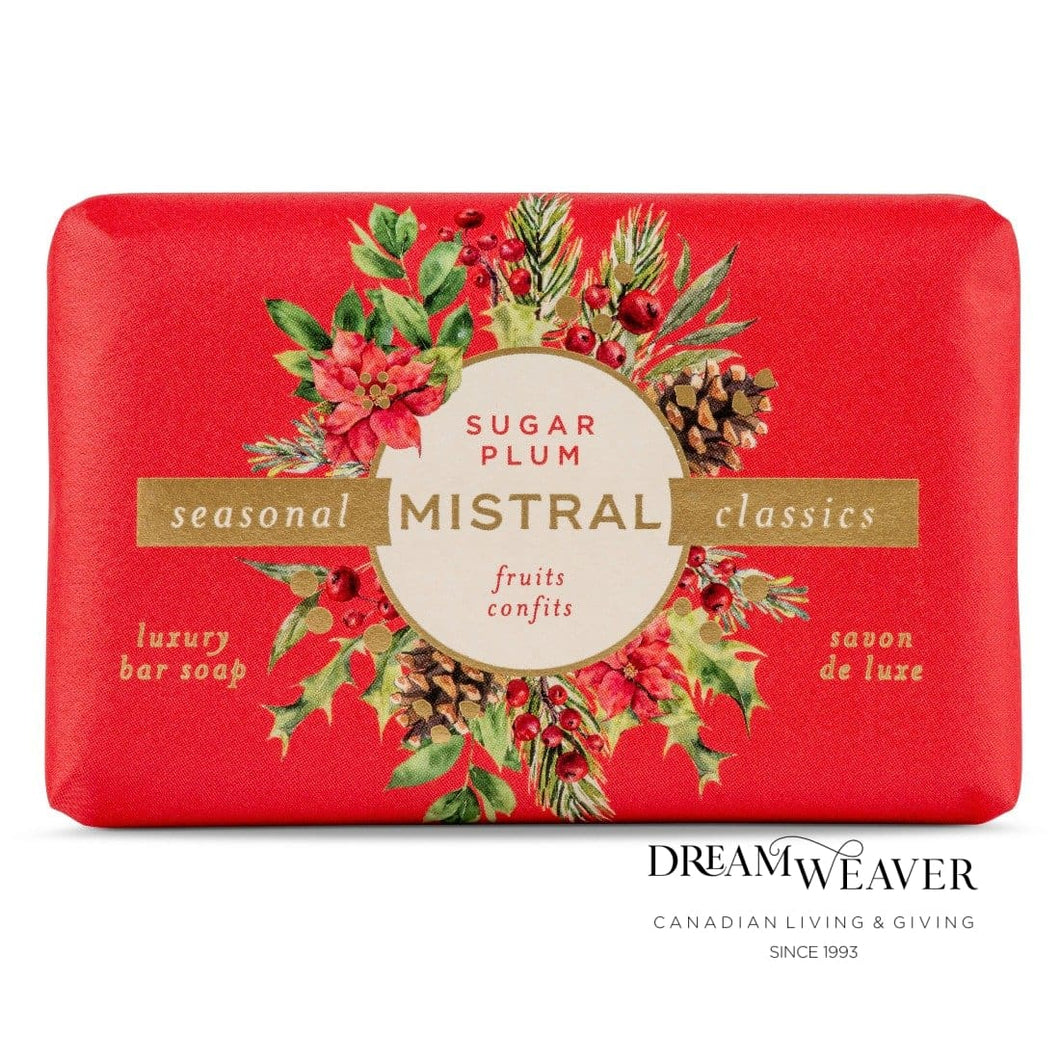 Sugar Plum Bar Soap 200 gm | Mistral | Dream Weaver Canada