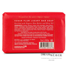 Load image into Gallery viewer, Sugar Plum Bar Soap 200 gm | Mistral | Dream Weaver Canada
