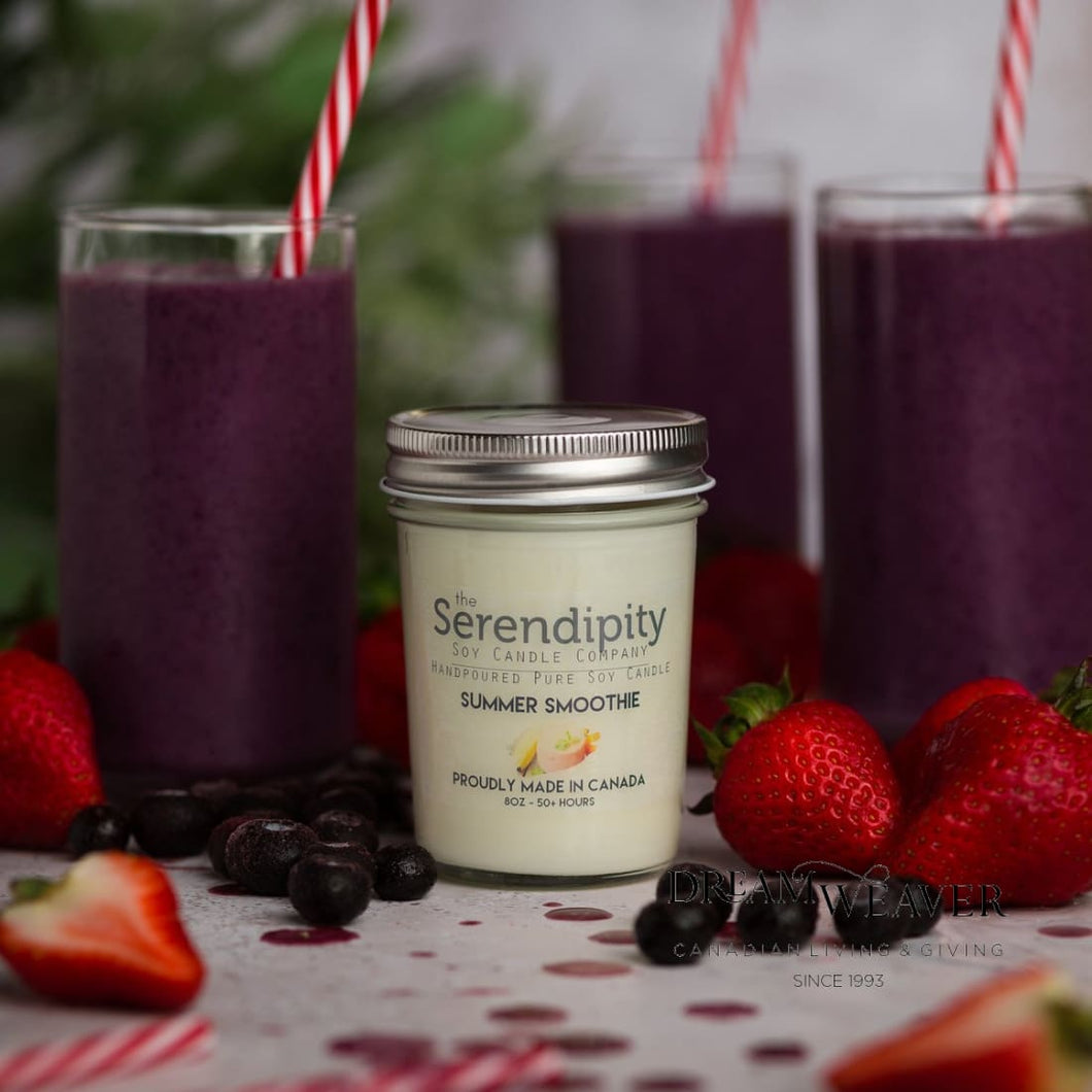 Summer Smoothie Candle Jar | Serendipity Candle | Dream Weaver Canada