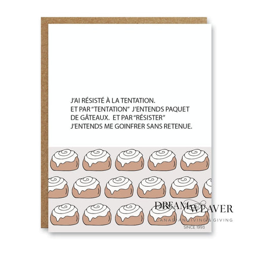 Tentation French Greeting Card | Boo to You Stationary