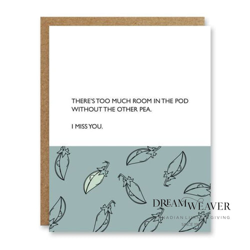 The Other Pea Greeting Card | Boo to You Stationary