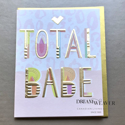 Total Babe | Blank Greeting Card Stationary