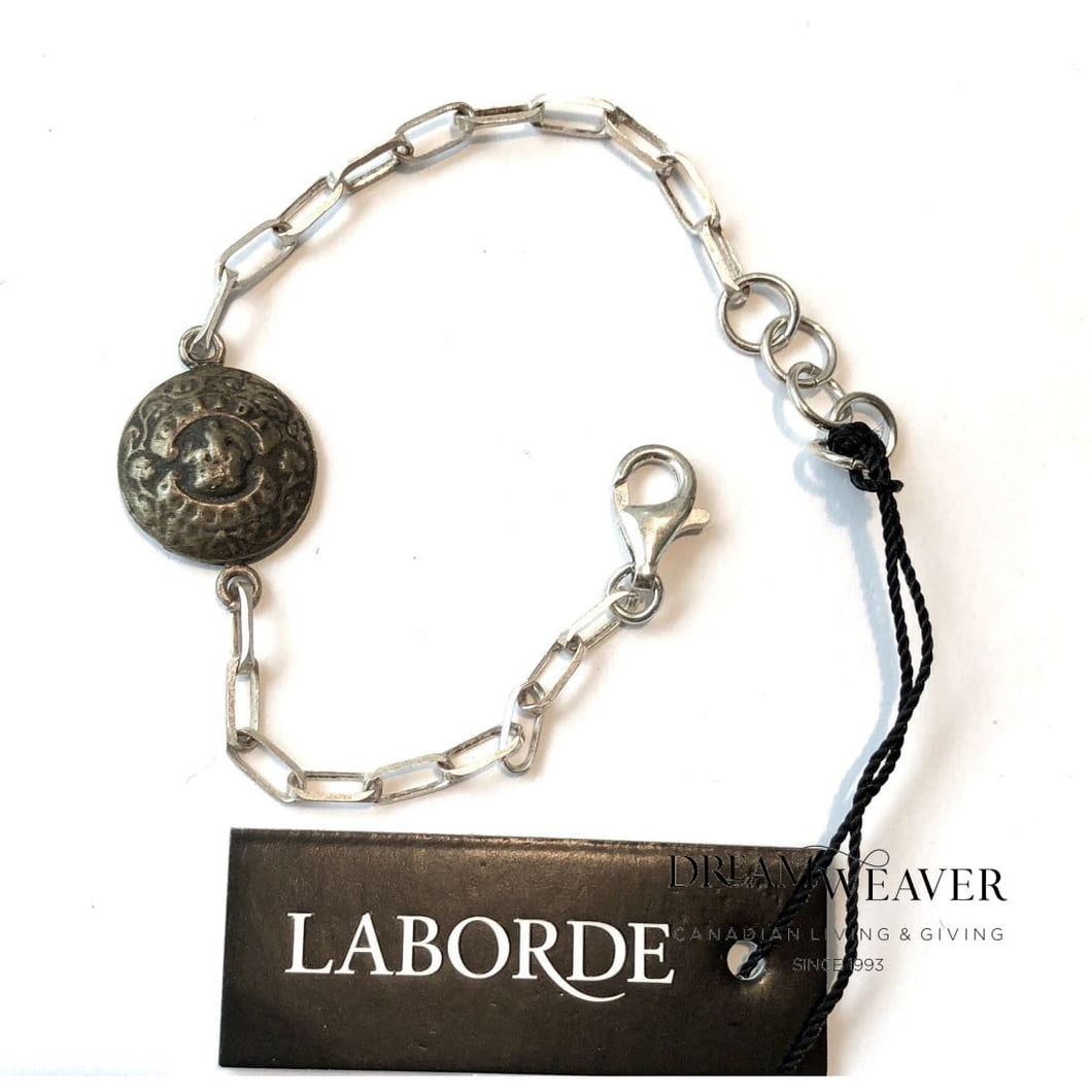 Vintage Canadian Medallion Coin Thin Bracelet - Ornate Crown | Laborde Designs Accessories