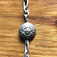 Load image into Gallery viewer, Vintage Canadian Ornate Crown Button Thin Bracelet Accessories
