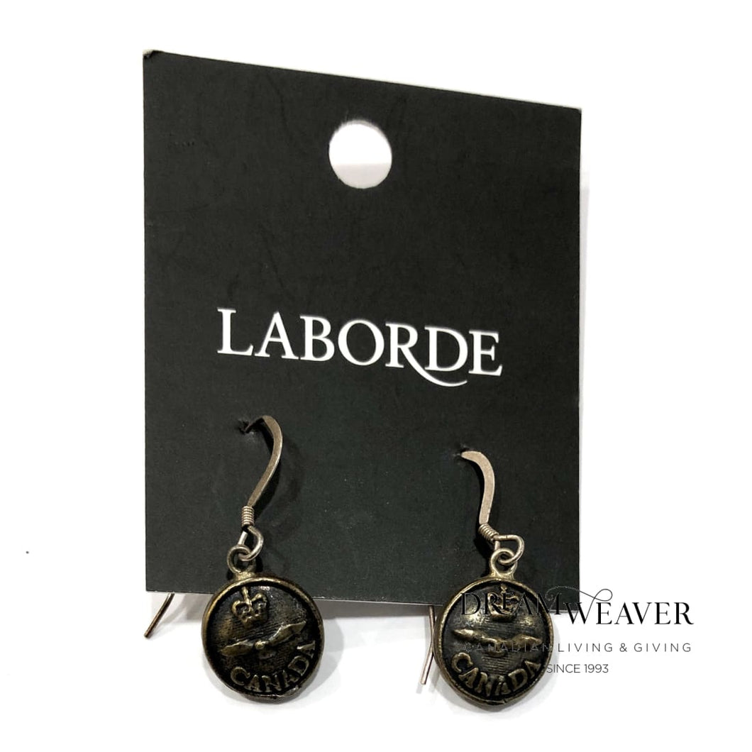 Canadian Vintage Medallion Coin Earrings Air Force | Laborde Accessories