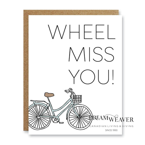 Wheel Miss You Greeting Card | Boo To You Stationary
